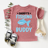 Daddy's Fishing Buddy Toddler Shirt, Father's Day Bodysuit