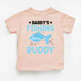 Daddy's Fishing Buddy Toddler Shirt, Father's Day Bodysuit