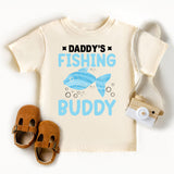 Daddy's Fishing Buddy Toddler Shirt, Father's Day Bodysuit