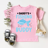 Daddy's Fishing Buddy Toddler Shirt, Father's Day Bodysuit