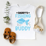 Daddy's Fishing Buddy Toddler Shirt, Father's Day Bodysuit