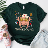 Nurse Thanksgiving shirt, Thankful Nurse tee, Thanksgiving tee for nurses, Nurses Cute fall shirt