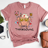 Nurse Thanksgiving shirt, Thankful Nurse tee, Thanksgiving tee for nurses, Nurses Cute fall shirt
