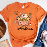 Nurse Thanksgiving shirt, Thankful Nurse tee, Thanksgiving tee for nurses, Nurses Cute fall shirt