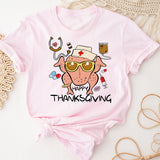 Nurse Thanksgiving shirt, Thankful Nurse tee, Thanksgiving tee for nurses, Nurses Cute fall shirt
