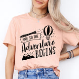 And So The Adventure Begins Shirt, Explorer Shirt, camping shirts, camp lover shirt,