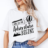 And So The Adventure Begins Shirt, Explorer Shirt, camping shirts, camp lover shirt,
