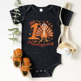 My First Thanksgiving Onesie, Thanksgiving Baby Shirt