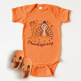 My First Thanksgiving Onesie, Thanksgiving Baby Shirt
