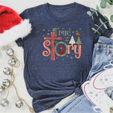 True Story Christian Christmas Sweatshirt, Religious Christmas Shirt, Nativity Shirt