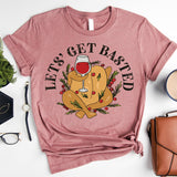 Let's Get Basted Turkey Shirt, Funny Thanksgiving T-Shirt
