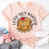 Let's Get Basted Turkey Shirt, Funny Thanksgiving T-Shirt