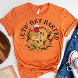 Let's Get Basted Turkey Shirt, Funny Thanksgiving T-Shirt