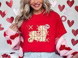 Heart Love Game Shirt, Valentine's Day Tee, Funny XOXO T-Shirt, XOXO Valentine Shirt