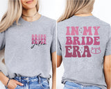 Custom Bride Shirt, In My Bride Era Shirt, Custom Bridesmaid Shirt, Bach Crew Shirt