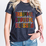 Thankful Shirt, Grateful Sweatshirt, Family Thanksgiving Shirt