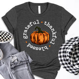 Thankful Shirt, Grateful Shirt, Blessed Shirt, Happy Thanksgiving Shirt