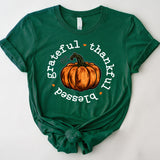 Thankful Shirt, Grateful Shirt, Blessed Shirt, Happy Thanksgiving Shirt