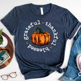Thankful Shirt, Grateful Shirt, Blessed Shirt, Happy Thanksgiving Shirt