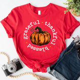 Thankful Shirt, Grateful Shirt, Blessed Shirt, Happy Thanksgiving Shirt