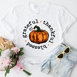 Thankful Shirt, Grateful Shirt, Blessed Shirt, Happy Thanksgiving Shirt