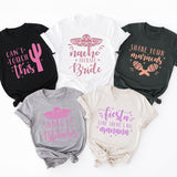Mexican Bachelorette Party Shirt, Bachelorette Group Shirt, Fiesta Bridal Tees