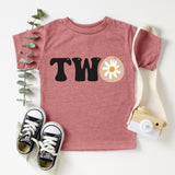 Groovy Daisy Two Birthday Shirt, Family Matching Birthday Shirt