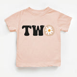 Groovy Daisy Two Birthday Shirt, Family Matching Birthday Shirt
