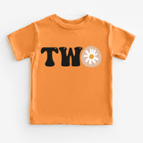 Groovy Daisy Two Birthday Shirt, Family Matching Birthday Shirt