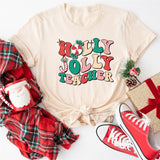 Holly Jolly Teacher Christmas Sweatshirt, Holiday Class Party Sweatshirt