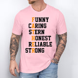 Caring Fun Brave Father Shirt, Father's Day Cute Shirt