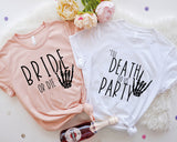 Rock Bachelorette Bride or Die Shirt, Emo Bachelorette Party Tees, Punk Bride Shirt