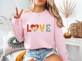 Dog Lover Sweatshirt, Love Paw Shirt, Dog Lover Shirt, Valentine’s Day Shirt