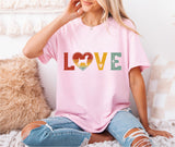 Dog Lover Sweatshirt, Love Paw Shirt, Dog Lover Shirt, Valentine’s Day Shirt