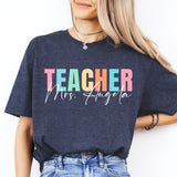 Custom Teacher Shirt, Teacher Name Shirt, Personalized Teacher Shirt