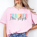 Custom Teacher Shirt, Teacher Name Shirt, Personalized Teacher Shirt