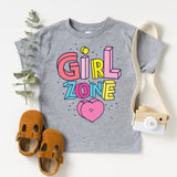 Girl zone Typography Kids T-Shirt, Girl Power Shirt