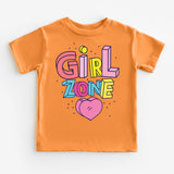 Girl zone Typography Kids T-Shirt, Girl Power Shirt