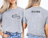 Infinity Symbol Valentine Shirt, Forever Love Tee, Valentines Day Shirt, Couples Shirts