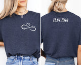Infinity Symbol Valentine Shirt, Forever Love Tee, Valentines Day Shirt, Couples Shirts