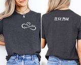 Infinity Symbol Valentine Shirt, Forever Love Tee, Valentines Day Shirt, Couples Shirts