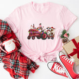 Farm Animals Christmas Sweatshirt, Christmas Farm Animals Truck Shirt