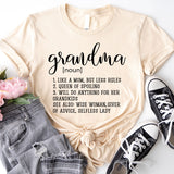 Grandma Definition Shirt, Grandma Shirts