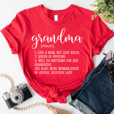 Grandma Definition Shirt, Grandma Shirts