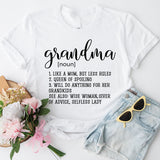 Grandma Definition Shirt, Grandma Shirts