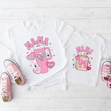 Mama Valentines Shirt, MilkShake Mama Mini Shirt, Valentines Shirt, Mama Mini Shirt