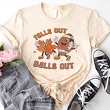 Falls Out Balls Out Football Shirt, Men Fall Shirts, Funny Football Shirt