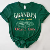 Classic Cars Grandpa Shirt, Classic Cars T-Shirt For Papa