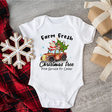Farm Fresh Christmas Trees Shirt, Pine Spruce Fir Cedar Sweatshirt