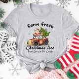 Farm Fresh Christmas Trees Shirt, Pine Spruce Fir Cedar Sweatshirt